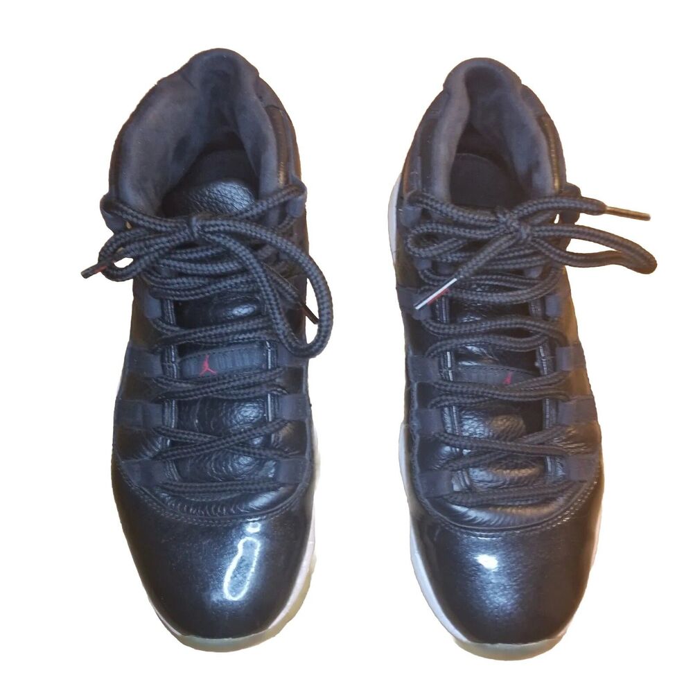Nike Air Jordan 11 XI Men's Size 8 Retro 72-10 Space Jam Black 378037-002